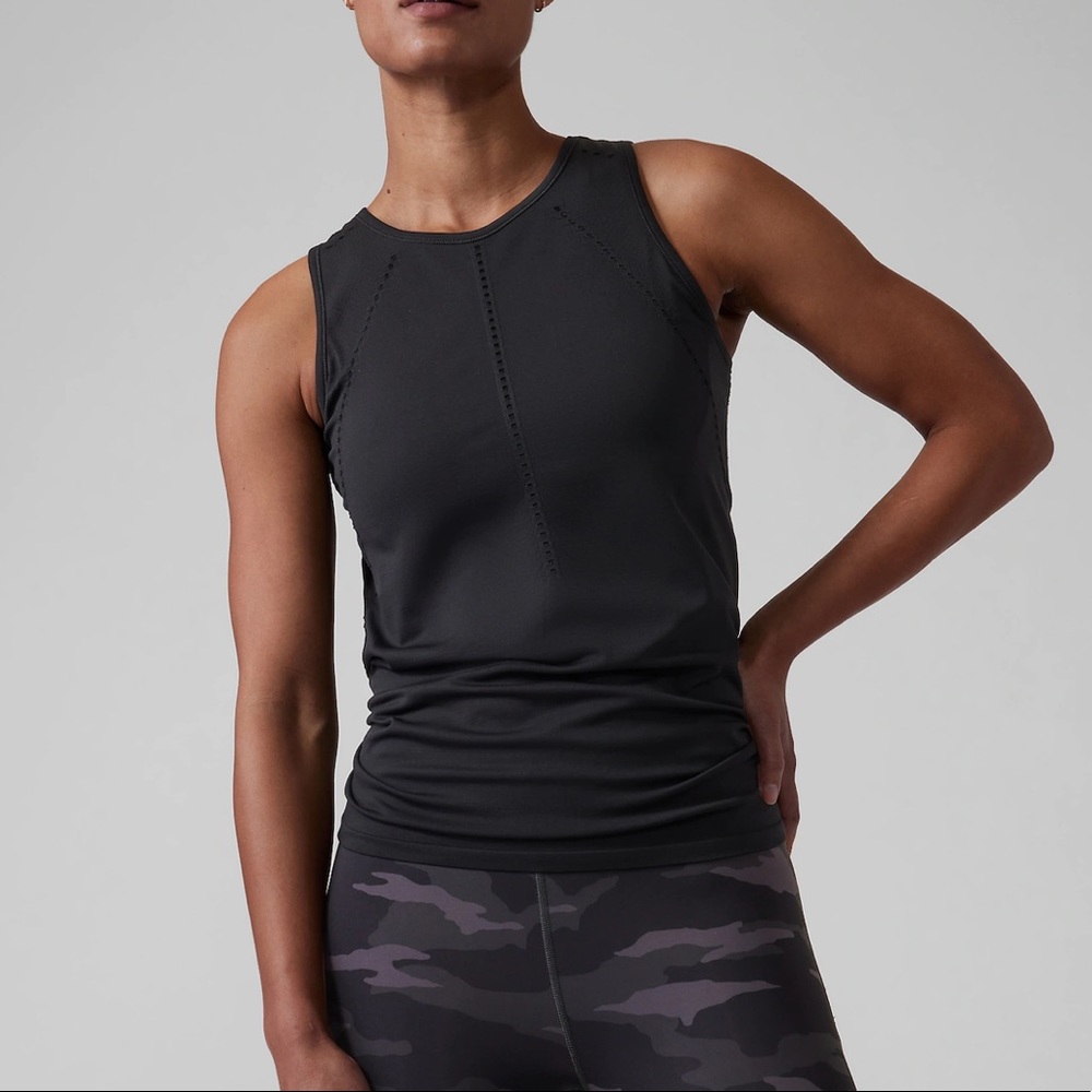 Black Athleta Foothill Tank (S)